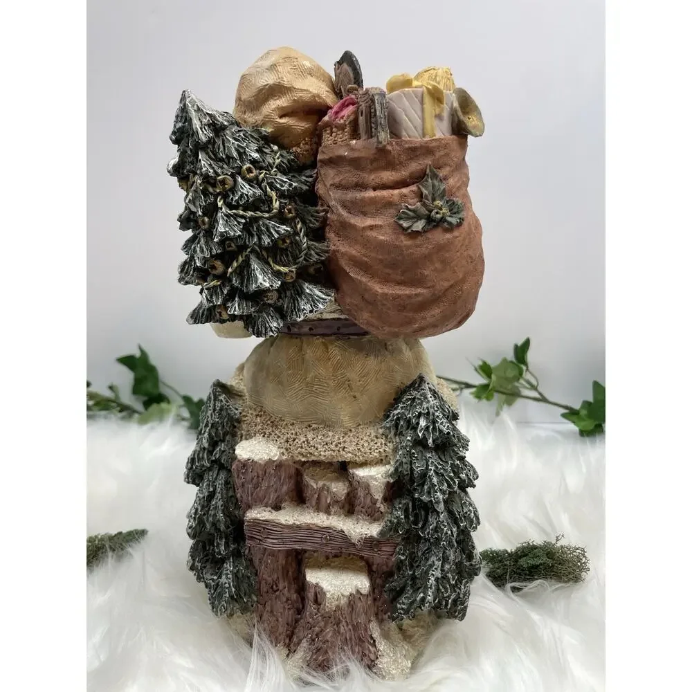 Vintage Old World Santa Resin Figure 11.5” Tall x 6” Wide